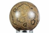 Polished Stromatolite (Greysonia) Sphere - Bolivia #363462-1